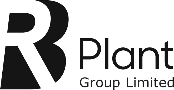 Logo for RB Plant featuring modern engineering and consultancy branding.